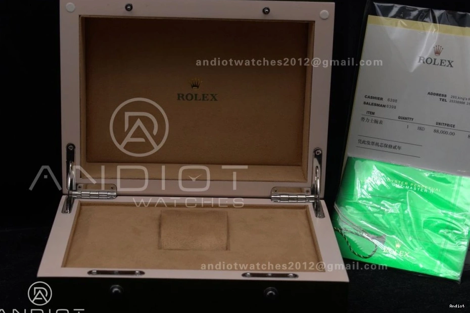Box Wood End Rolex Top 1027 TimelessDesign Green 0815